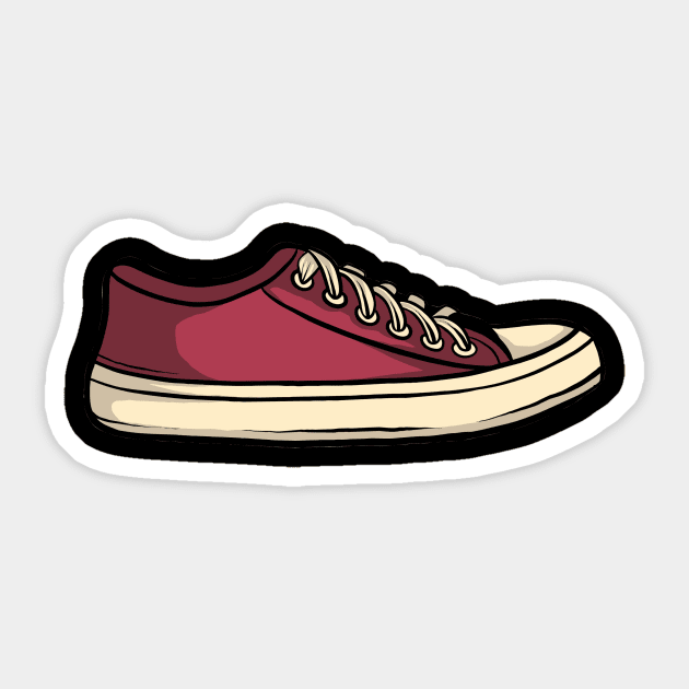 Sneaker Sticker by fromherotozero